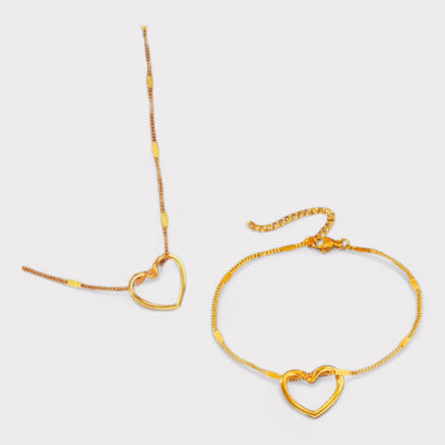 Amour Bracelet & Necklace Set