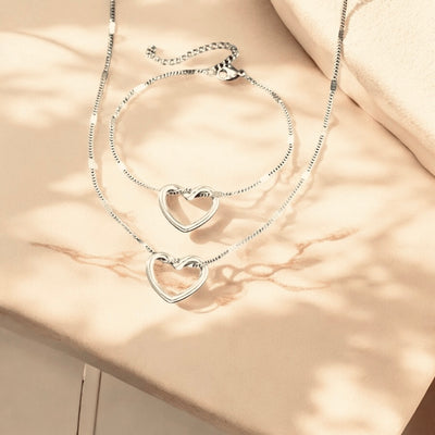 Amour Bracelet & Necklace Set